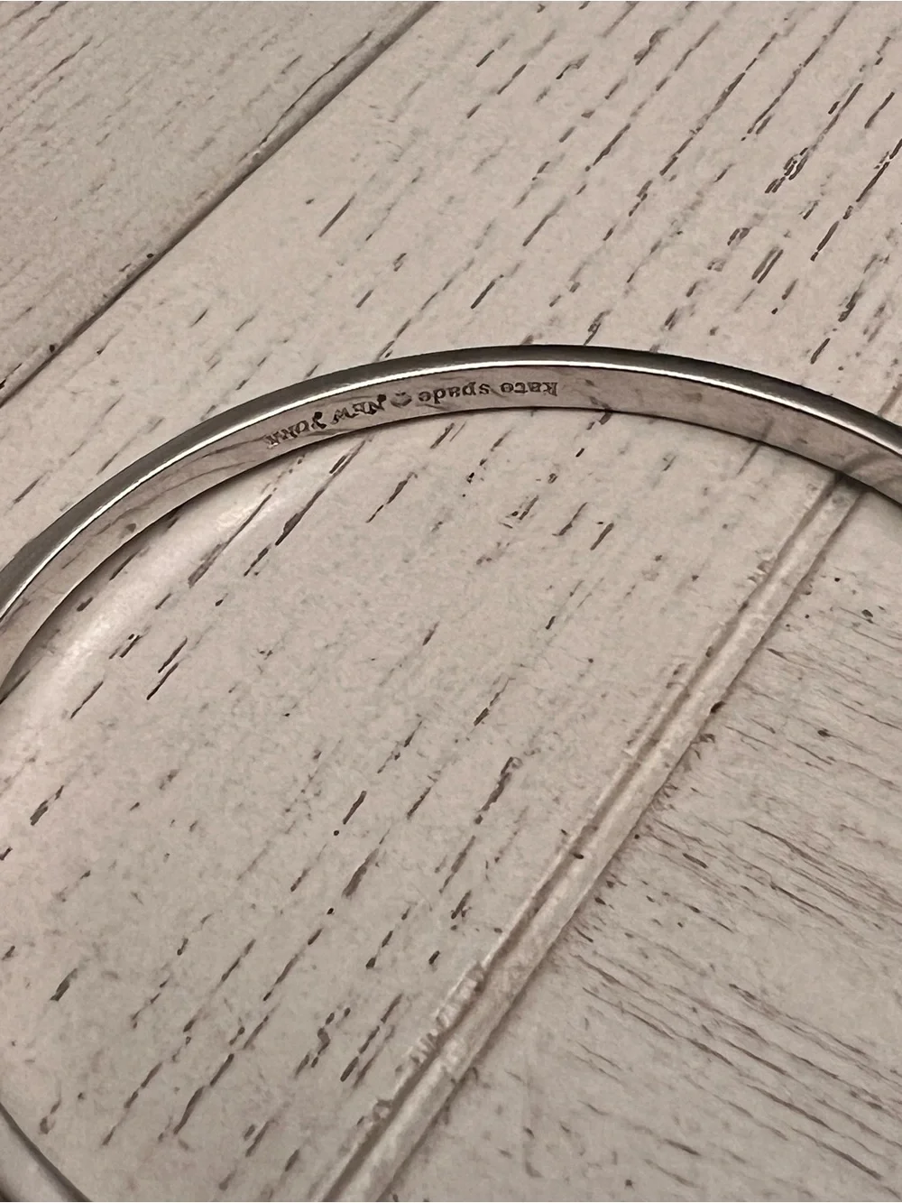 Kate Spade New York Silver Bow Bangle Bracelet - Picture 2 of 2